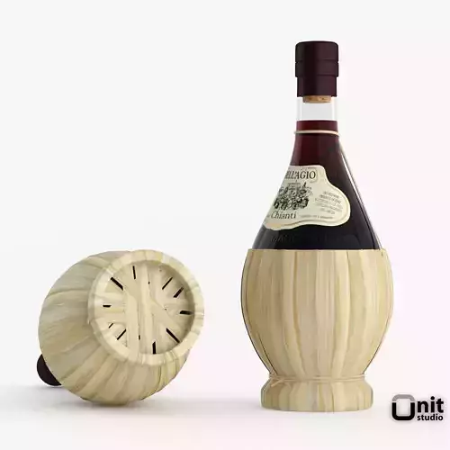 Chianti Wine Bottle