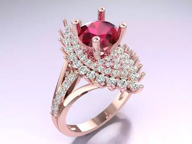 Diamond Ring - Womens Rings - GN187