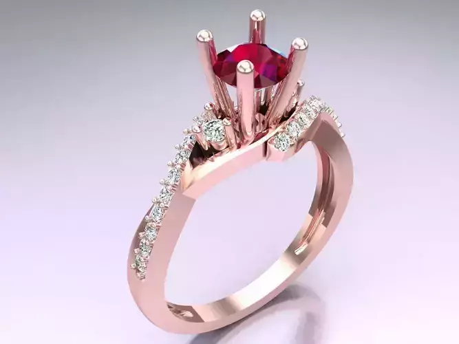 Diamond Ring - Womens Rings - GN188