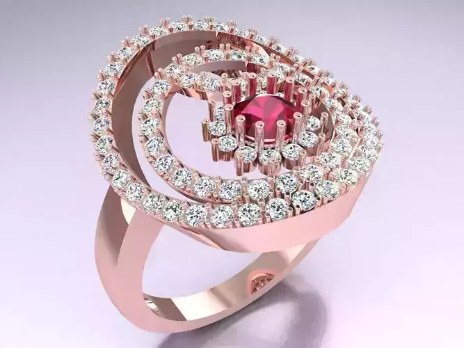 Diamond Ring - Womens Rings - GN189