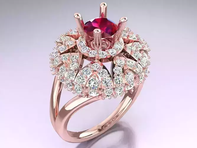 Diamond Ring - Womens Rings - GN196