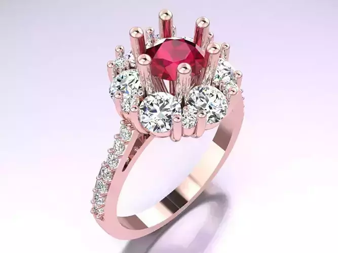 Diamond Ring - Womens Rings - GN197