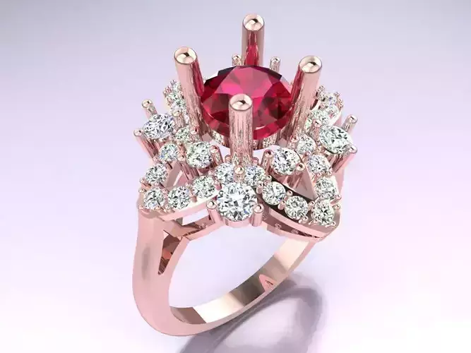 Diamond Ring - Womens Rings - GN102