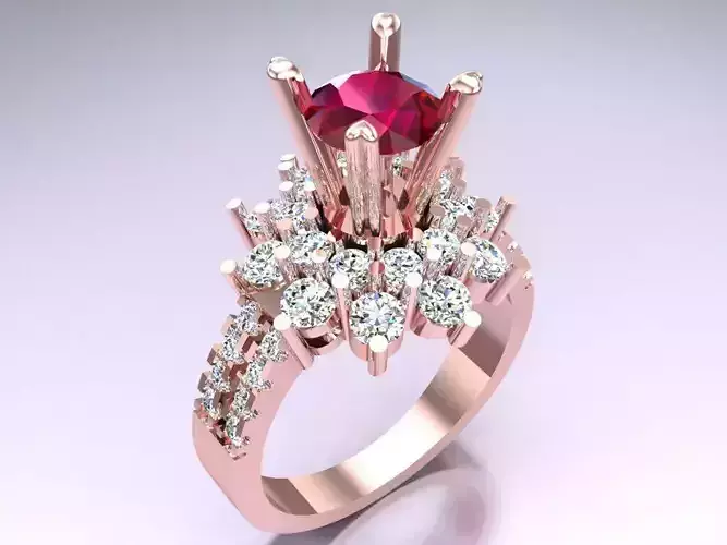 Diamond Ring - Womens Rings - GN105