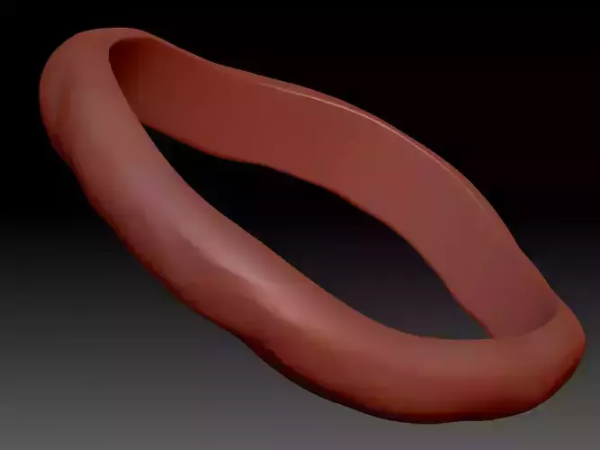 Ring shape 3D print model