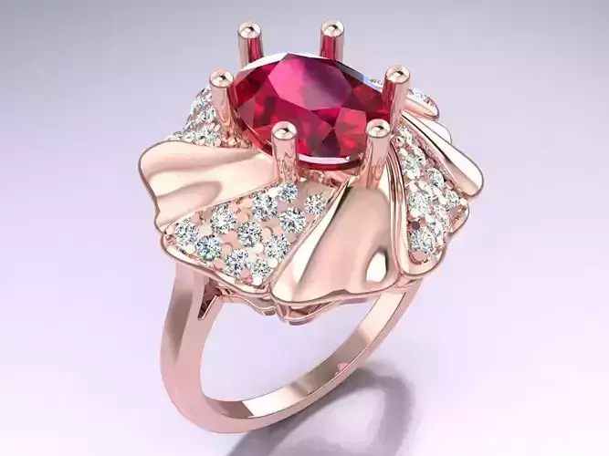 Diamond Ring - Womens Rings - GN108