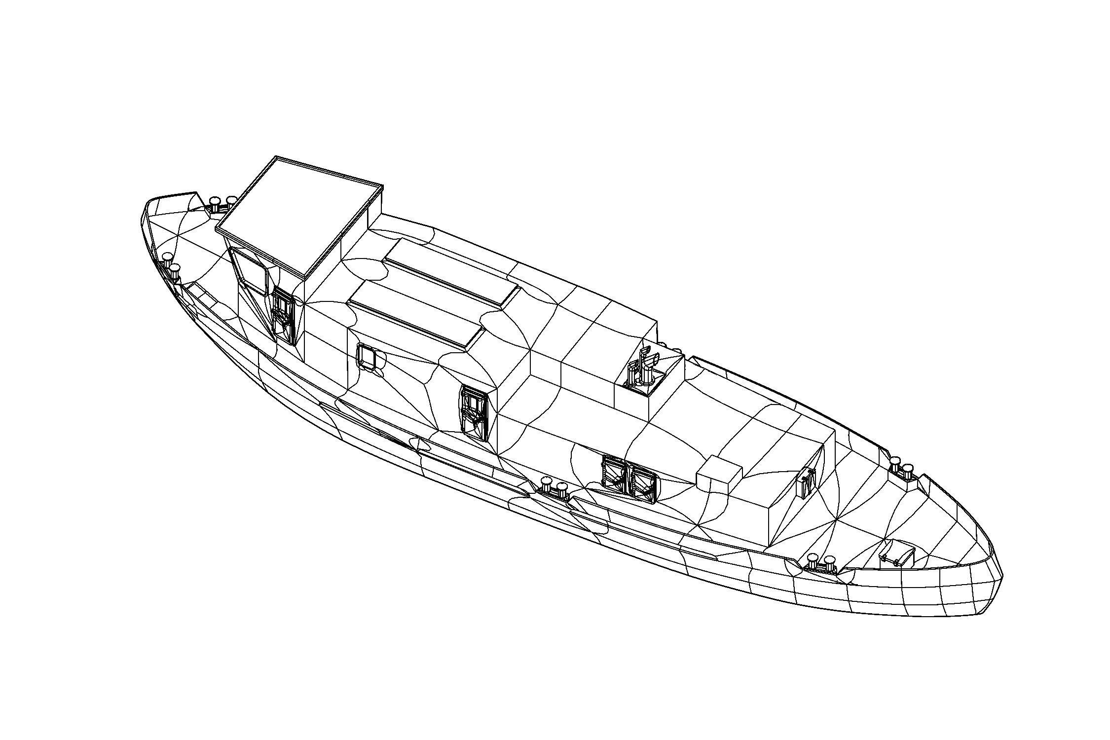 European river Icebreaker modern simple 3D print model_8