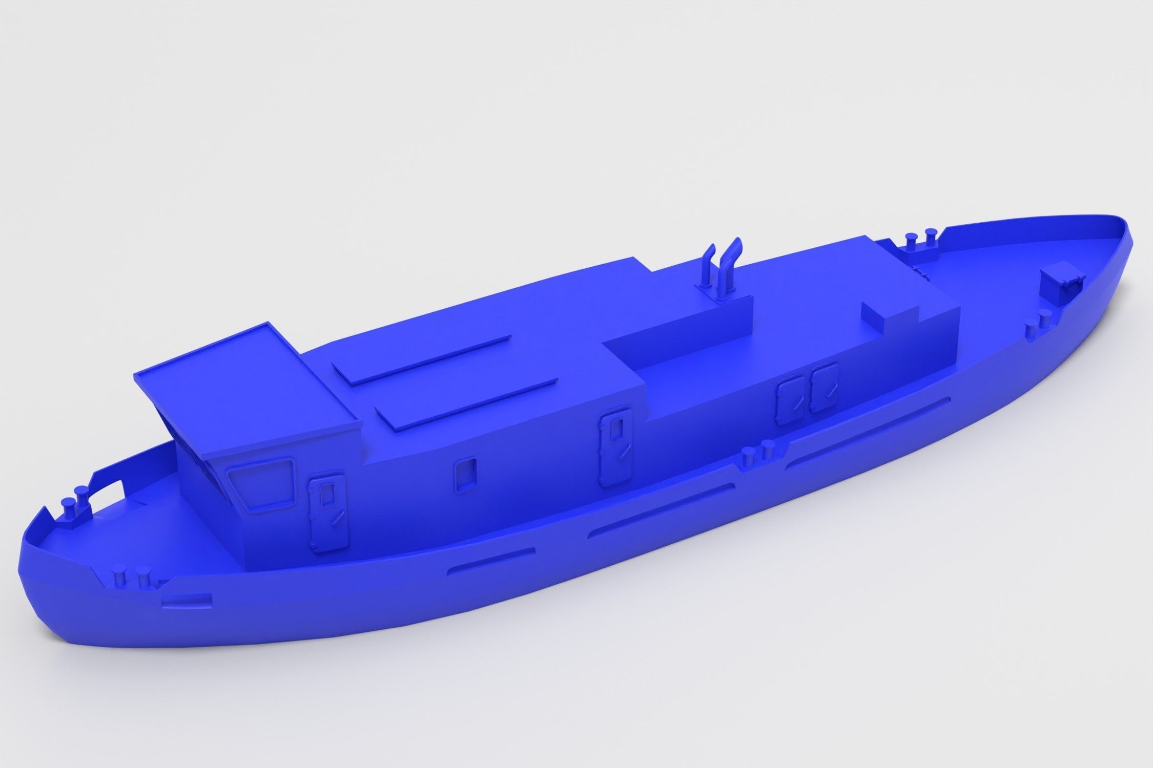 European river Icebreaker modern simple 3D print model_2