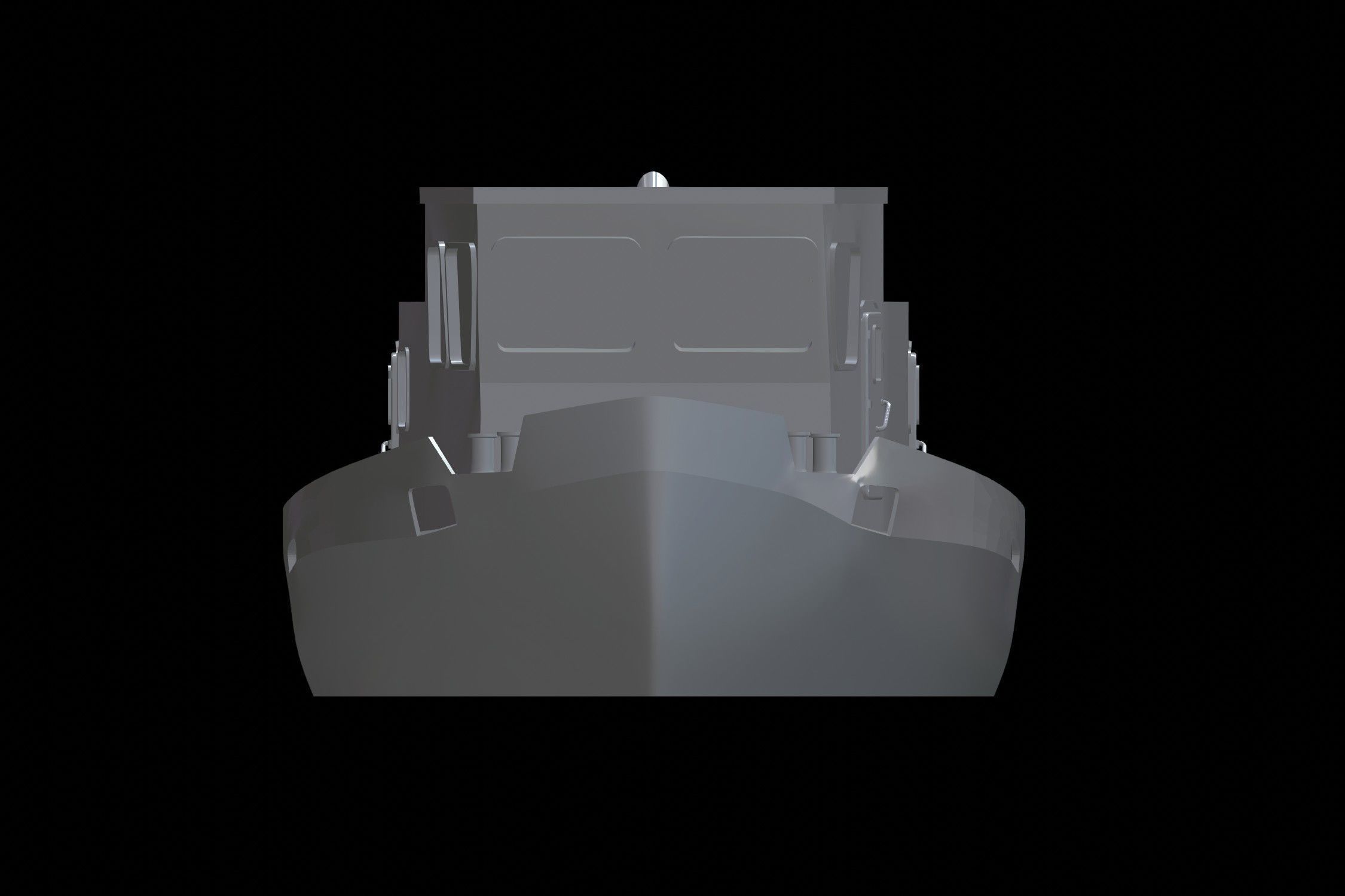 European river Icebreaker modern simple 3D print model_6