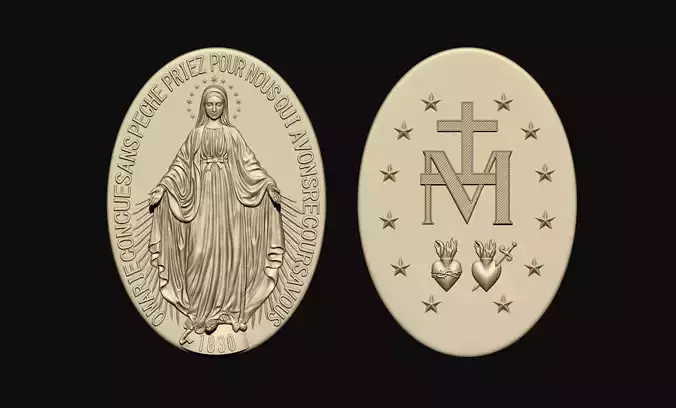 Virgen Milagrosa Miraculous Medal 