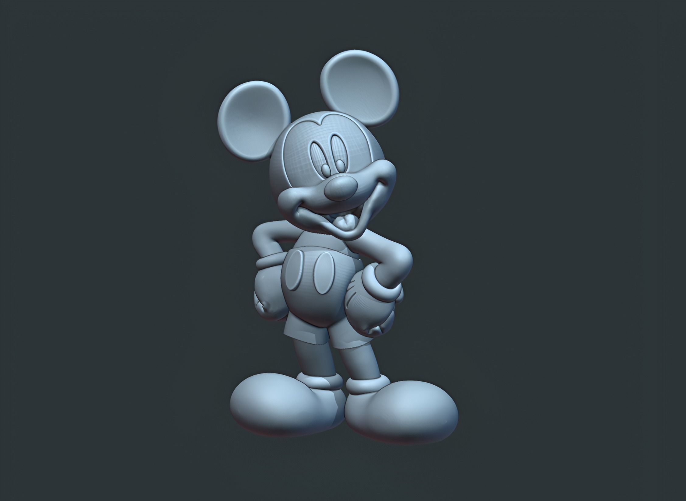 Mickey Mouse 3D print model_1