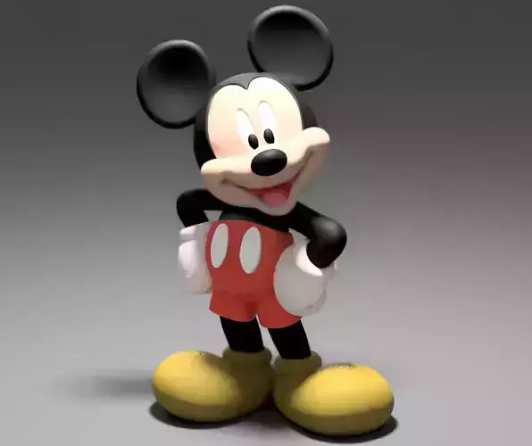Mickey Mouse 3D print model