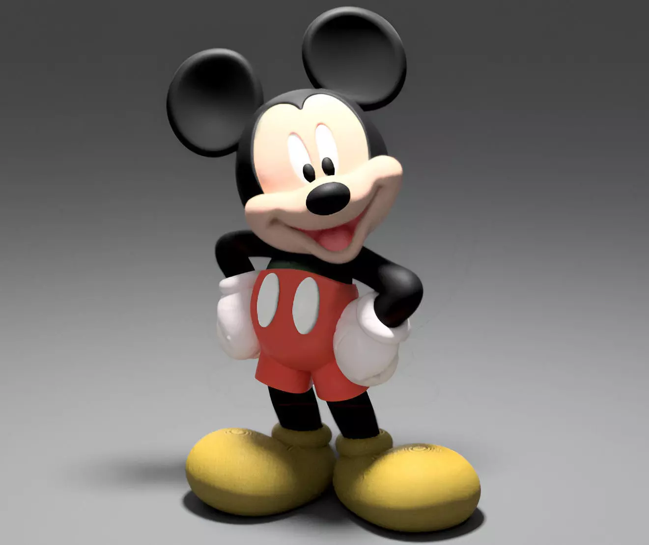 Mickey Mouse 3D print model_0