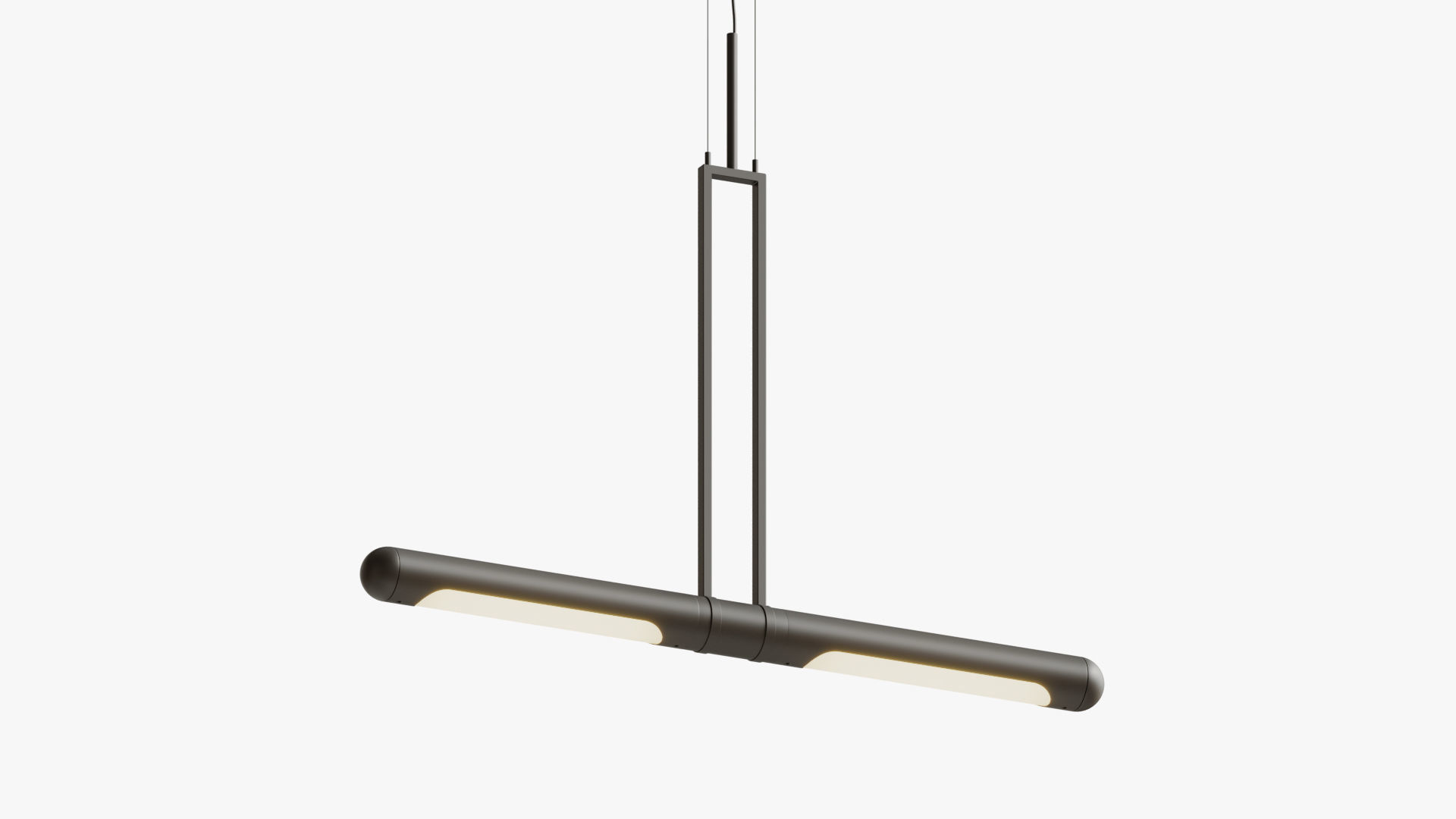 Pendant light bullet 3D model_1