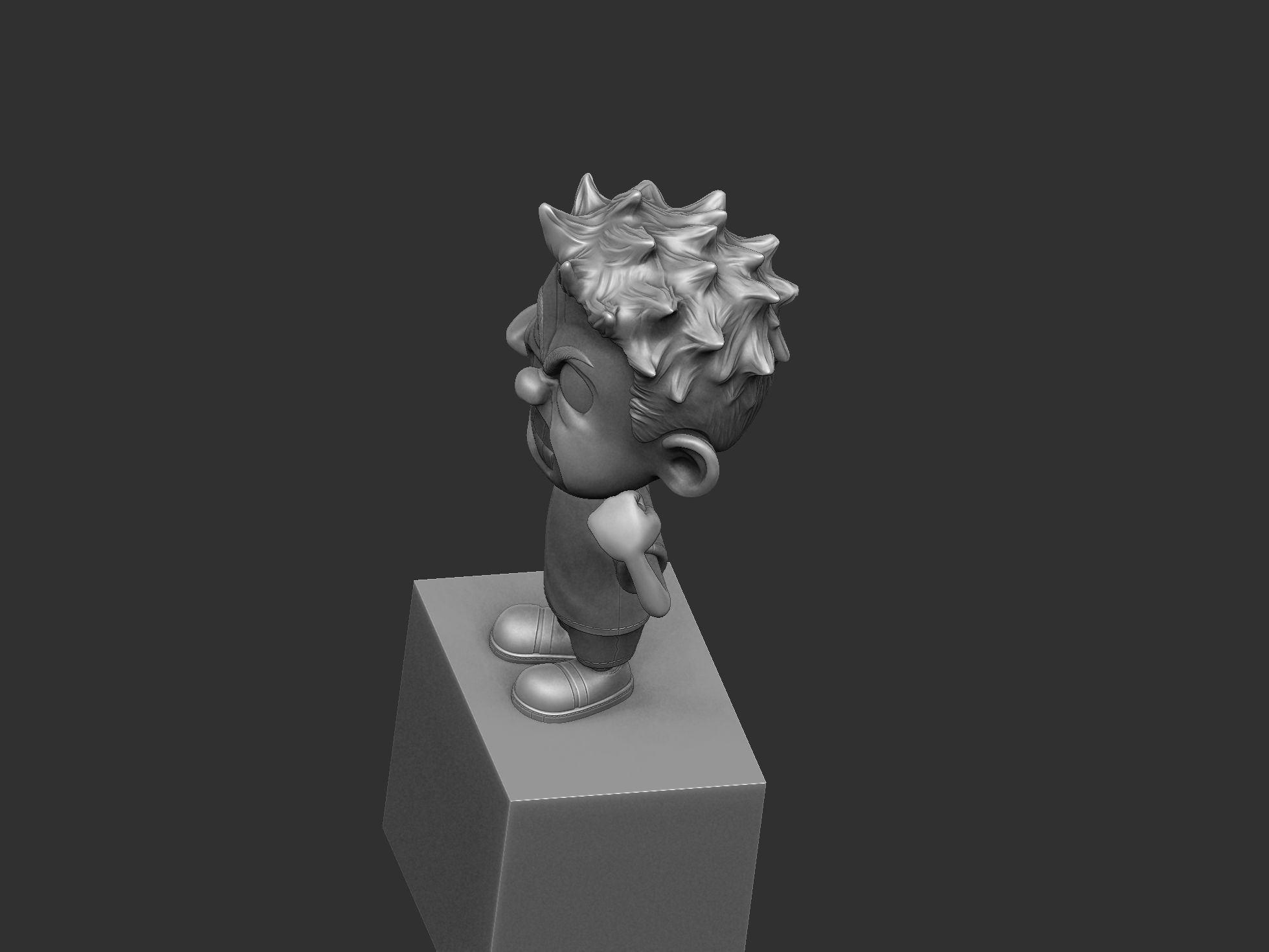  Calvin and Hobbes for 3d print stl 3D print model_30