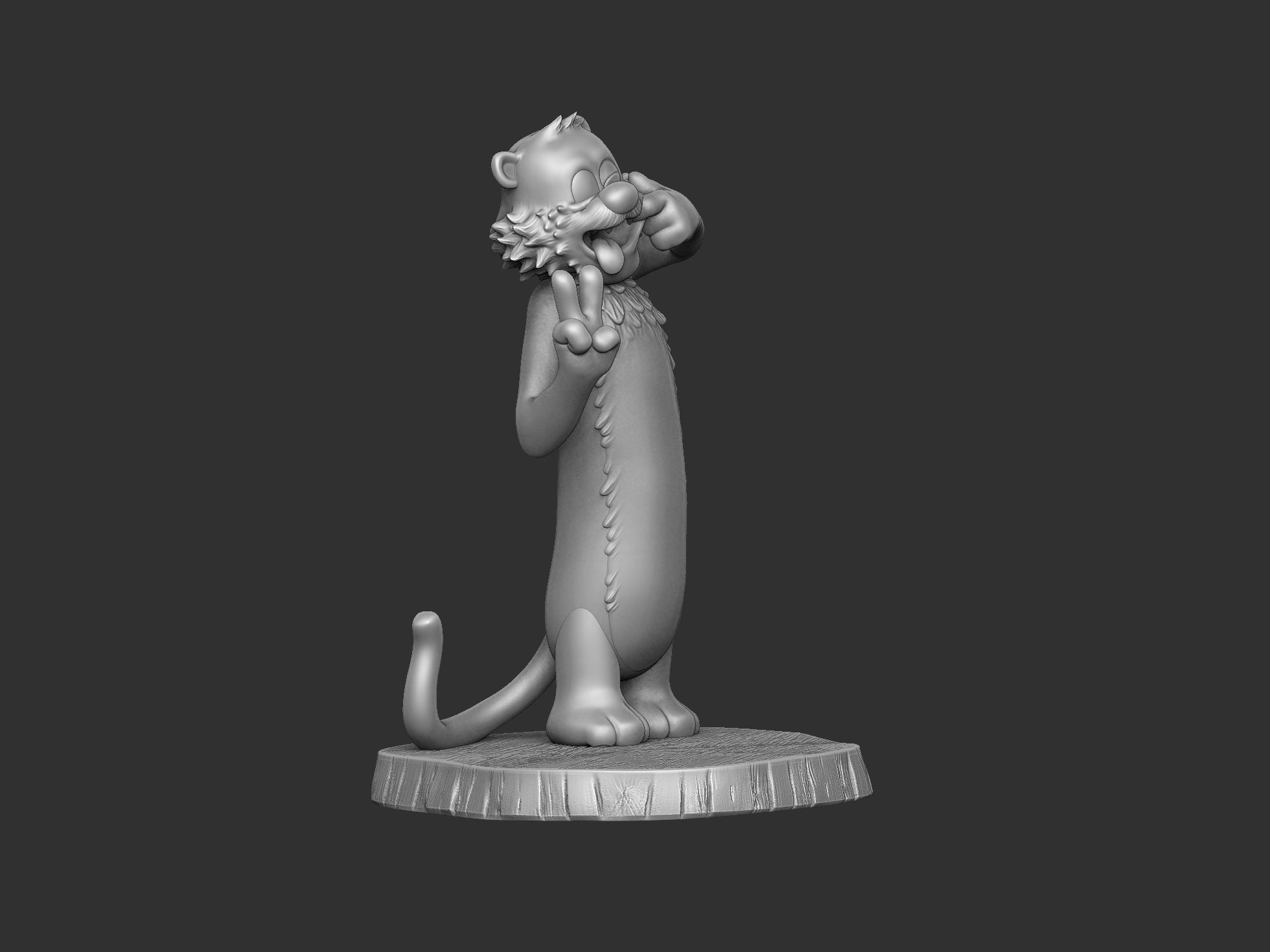  Calvin and Hobbes for 3d print stl 3D print model_24