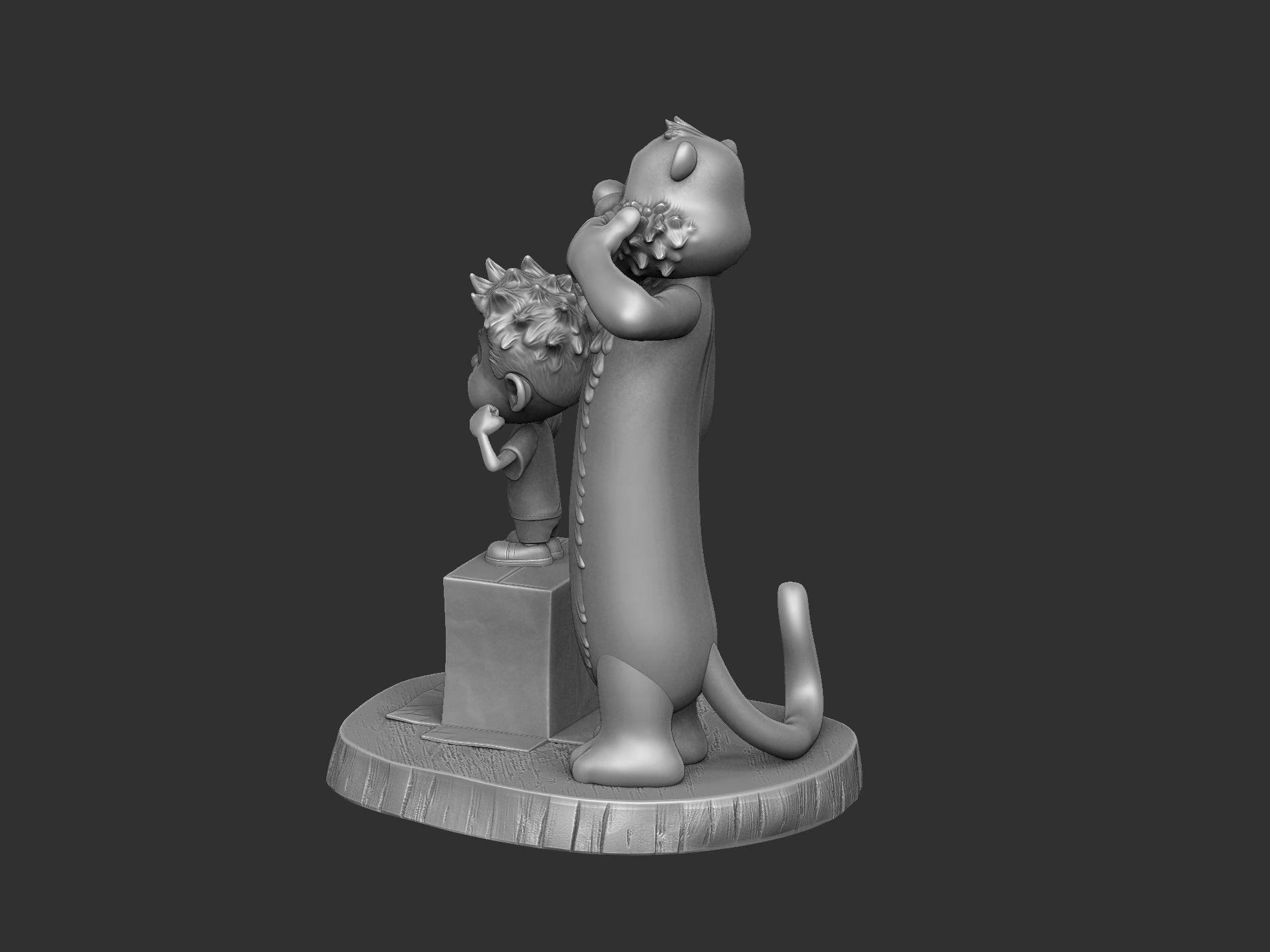  Calvin and Hobbes for 3d print stl 3D print model_39
