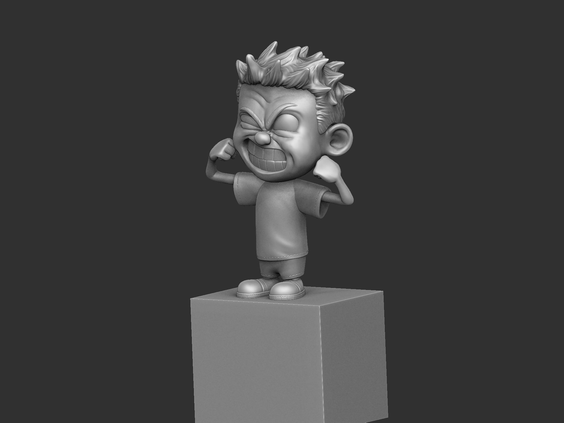  Calvin and Hobbes for 3d print stl 3D print model_6