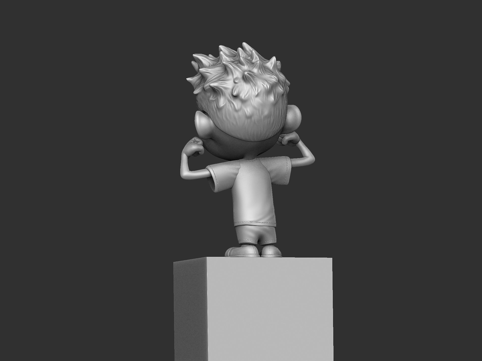  Calvin and Hobbes for 3d print stl 3D print model_56