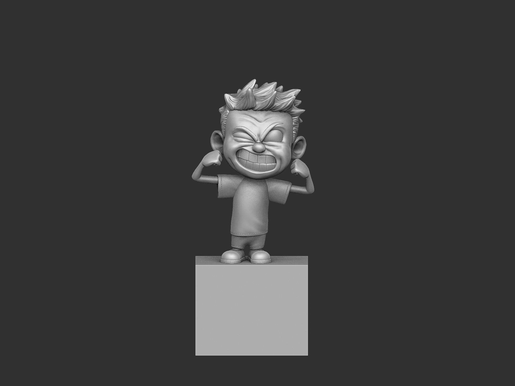  Calvin and Hobbes for 3d print stl 3D print model_2