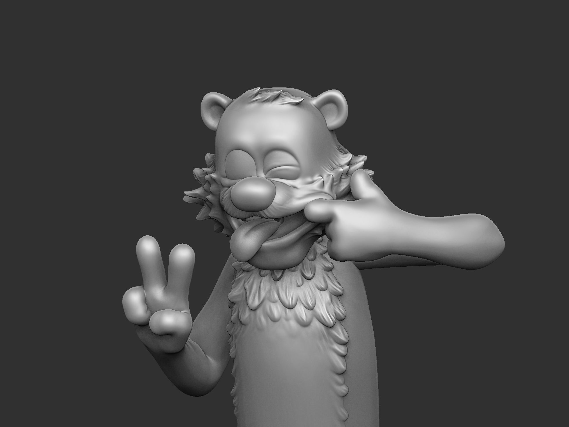  Calvin and Hobbes for 3d print stl 3D print model_28