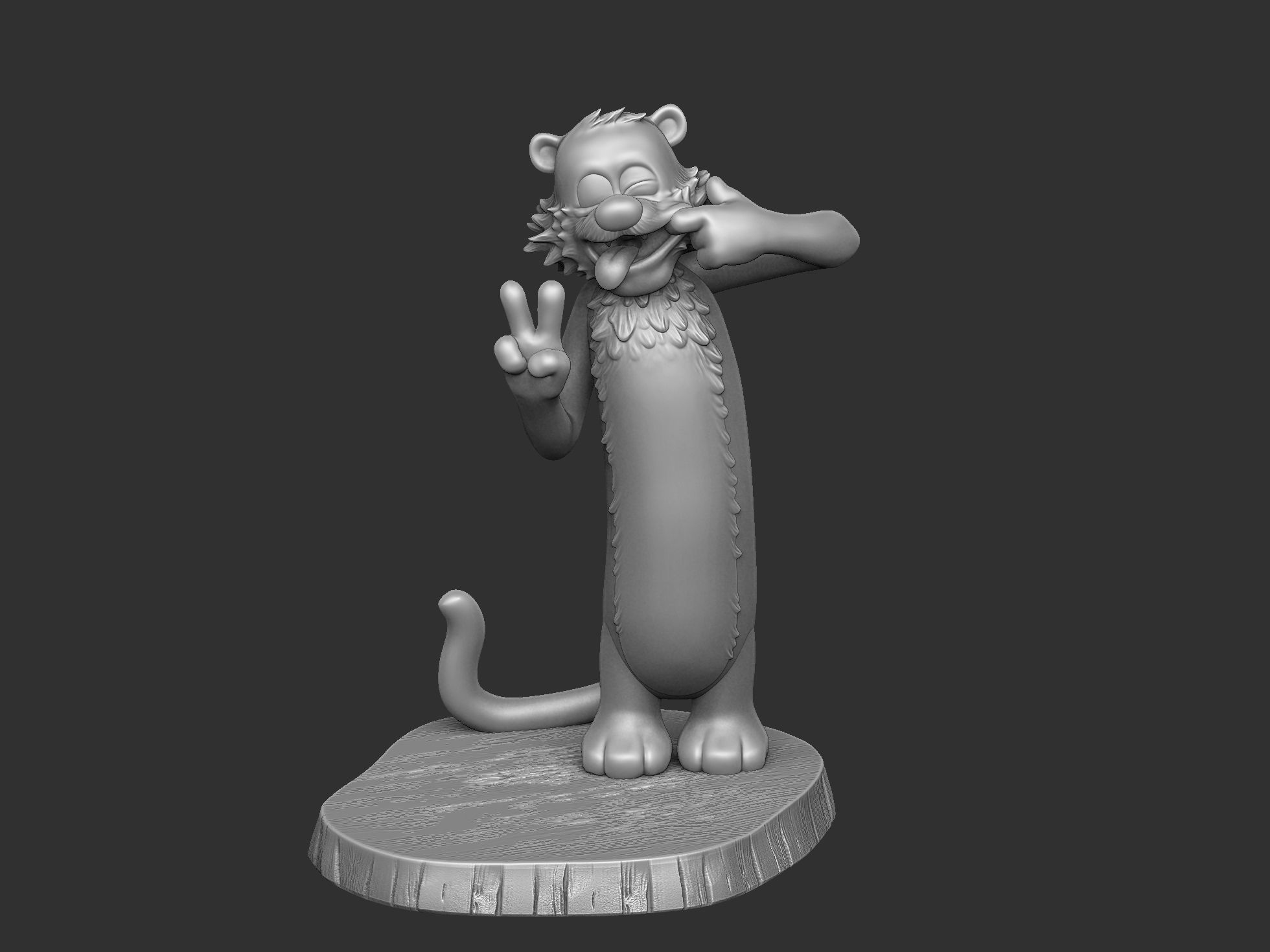  Calvin and Hobbes for 3d print stl 3D print model_26