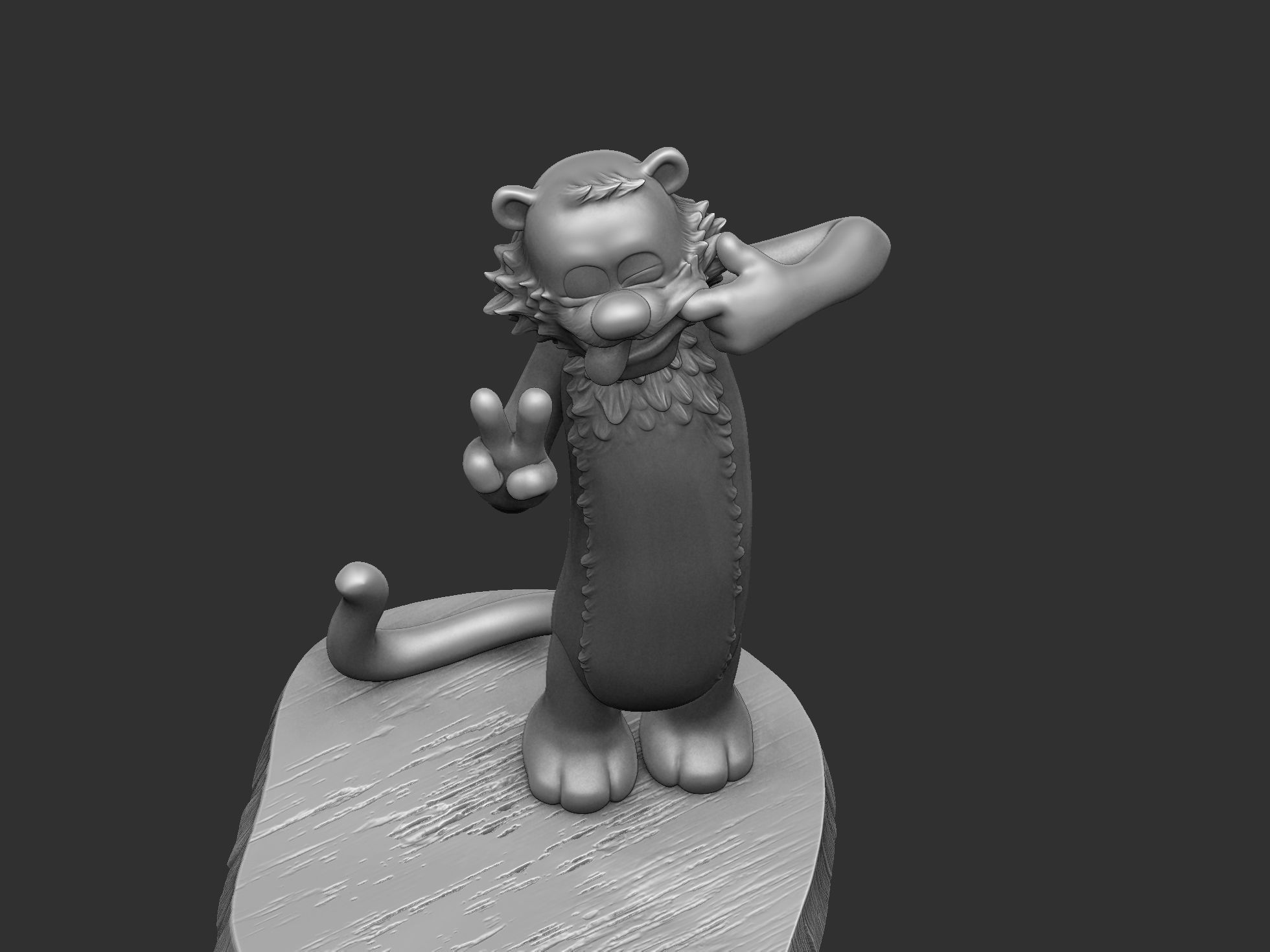  Calvin and Hobbes for 3d print stl 3D print model_32