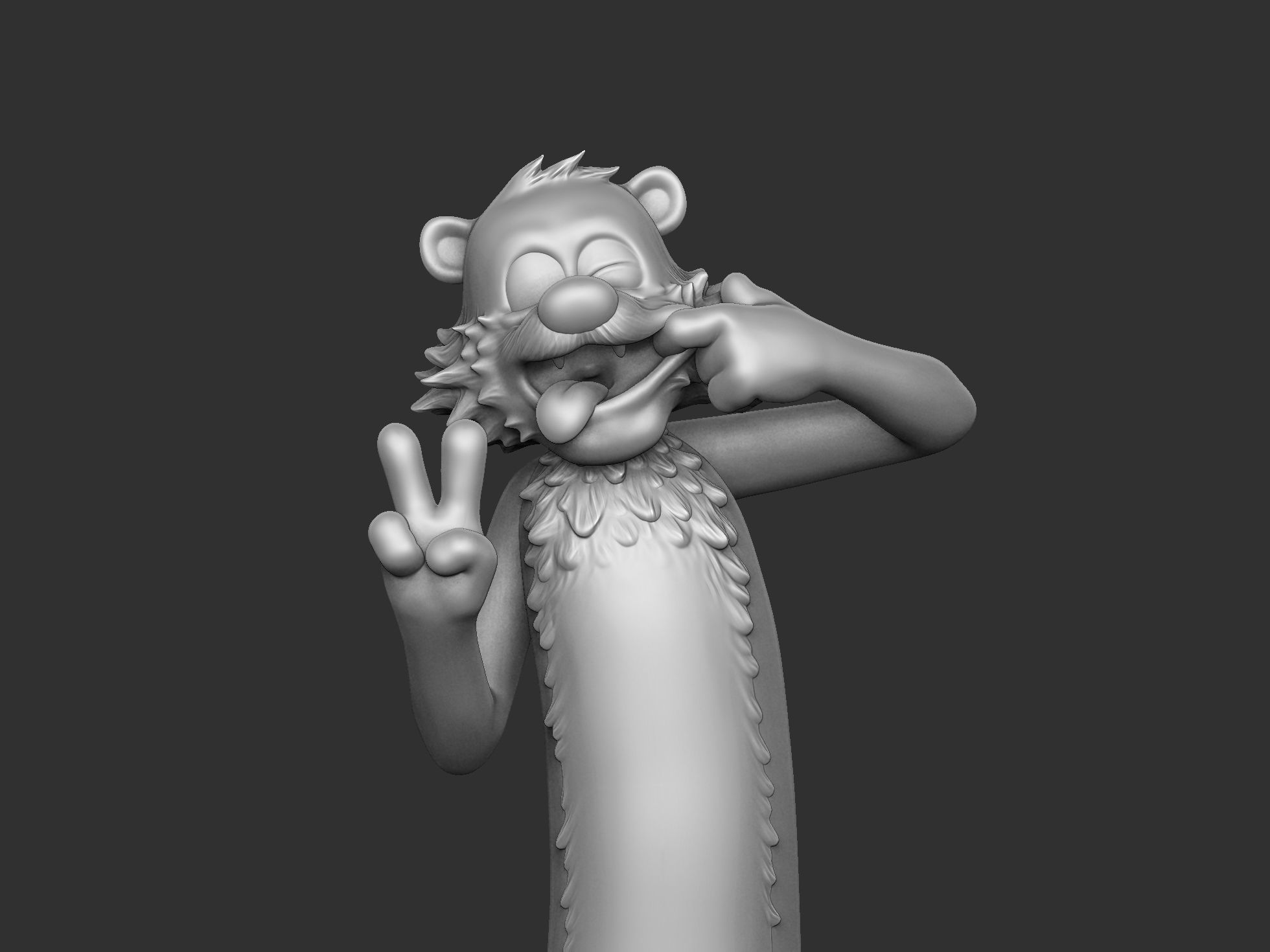  Calvin and Hobbes for 3d print stl 3D print model_27