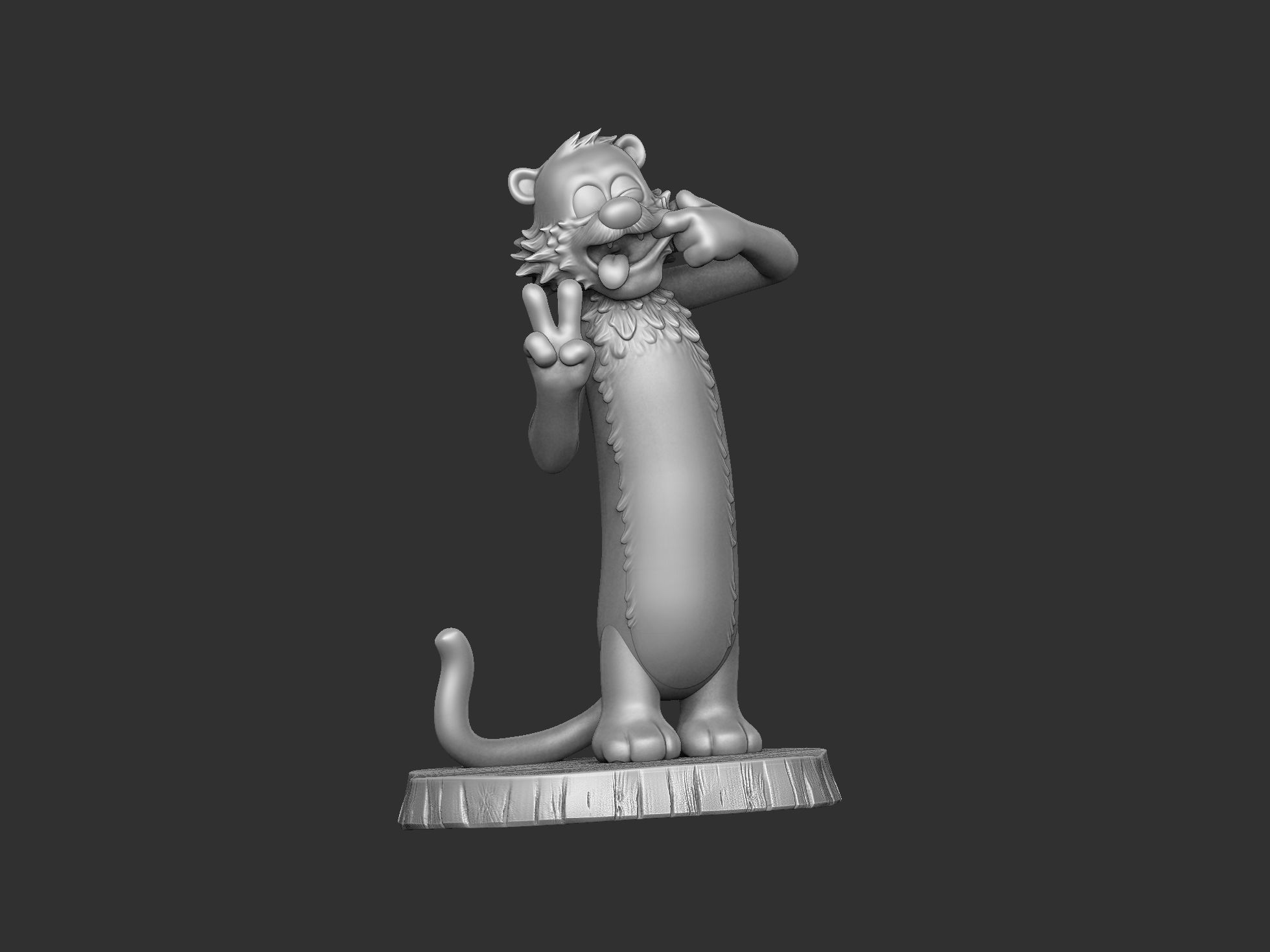  Calvin and Hobbes for 3d print stl 3D print model_25