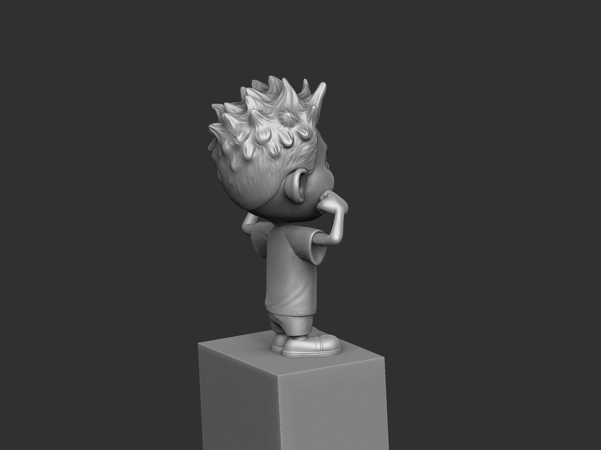  Calvin and Hobbes for 3d print stl 3D print model_54