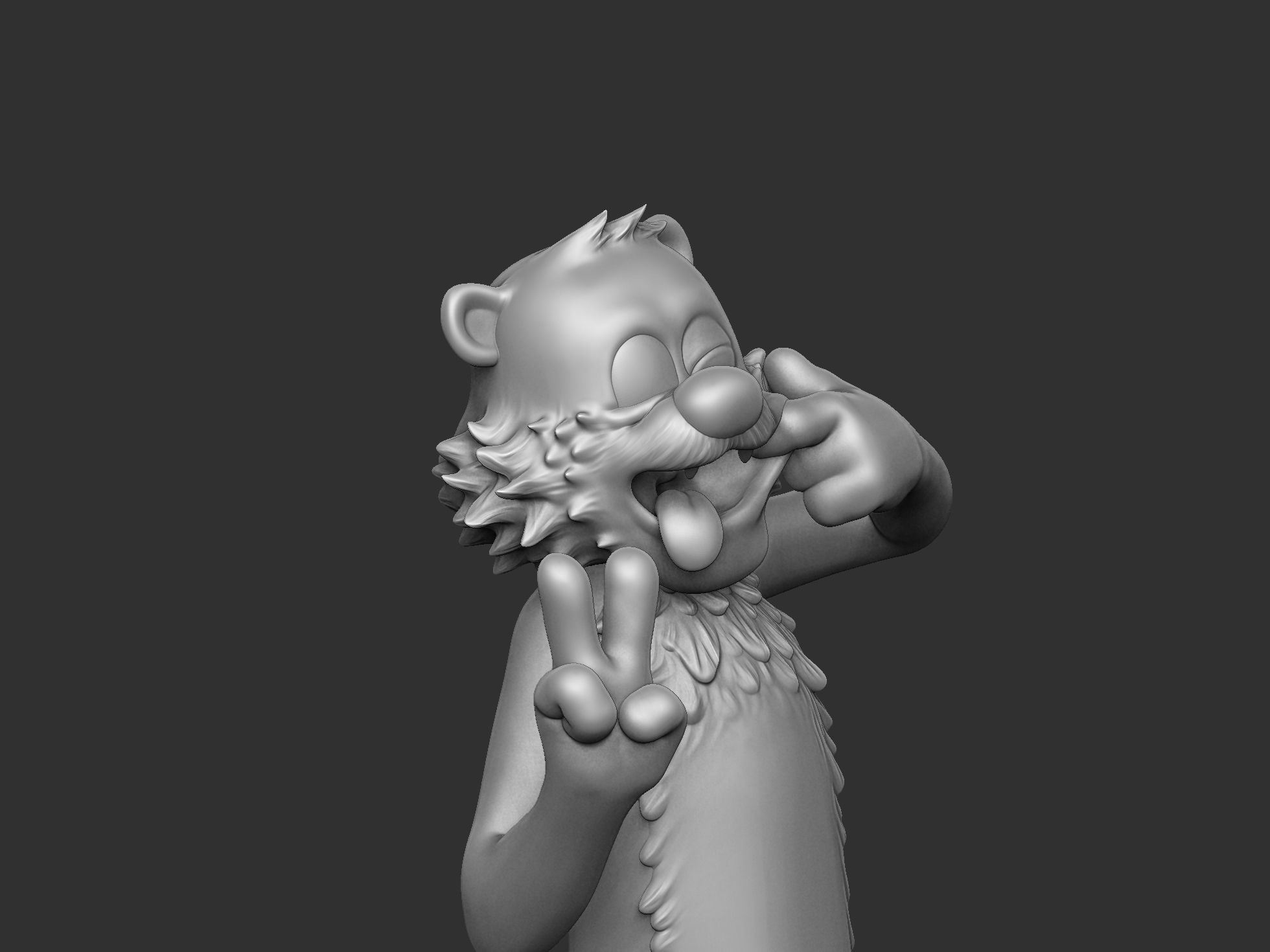 Calvin and Hobbes for 3d print stl 3D print model_31