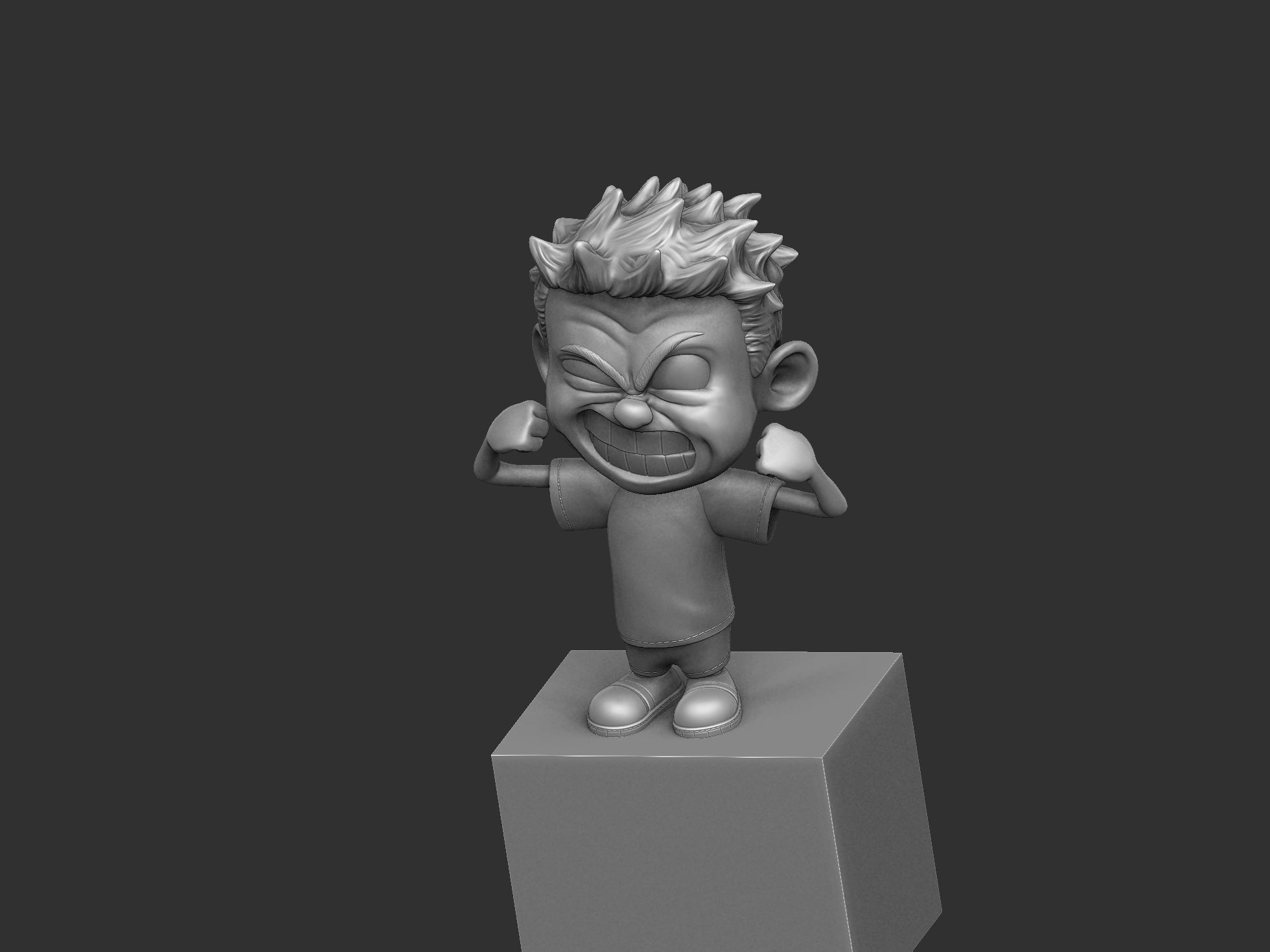  Calvin and Hobbes for 3d print stl 3D print model_55
