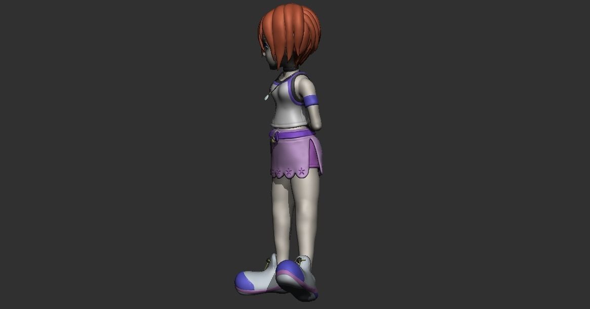 Kairi 3D Ready Print Model 3D print model_3