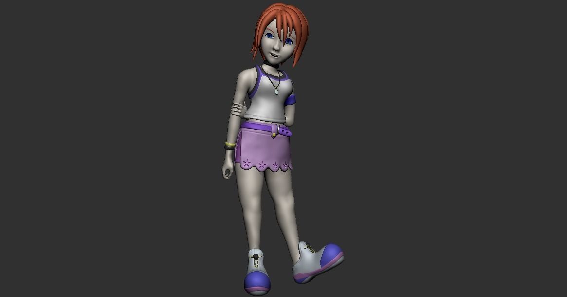 Kairi 3D Ready Print Model 3D print model_63