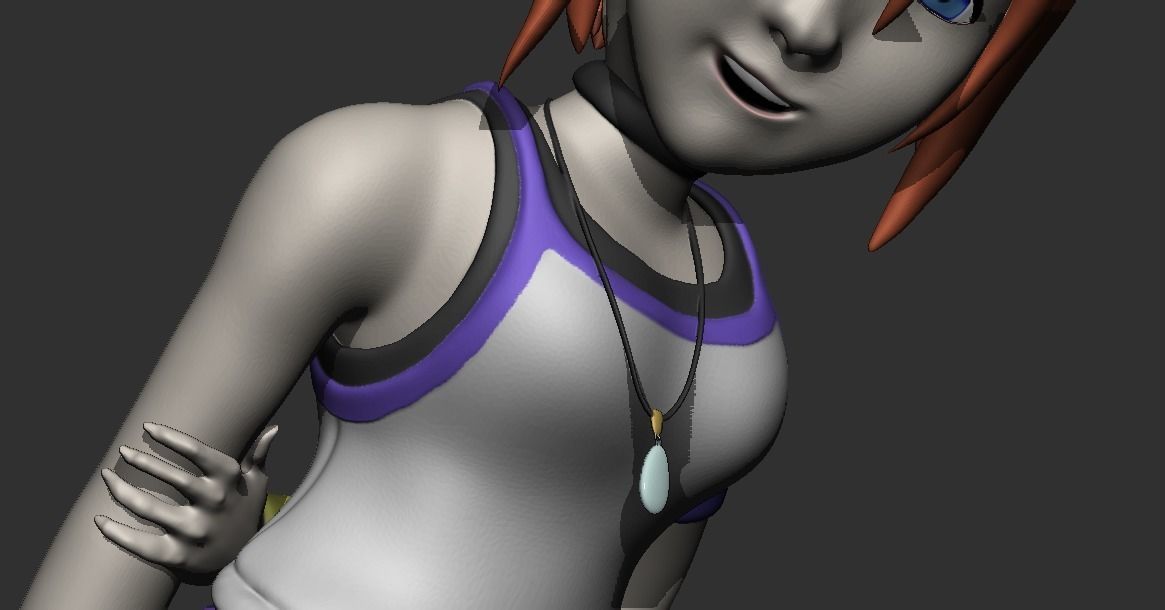 Kairi 3D Ready Print Model 3D print model_15