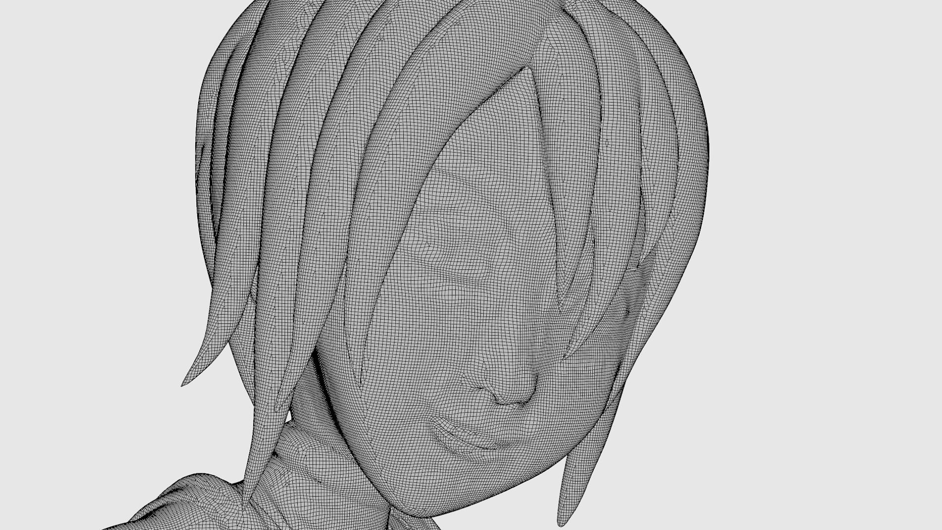 Kairi 3D Ready Print Model 3D print model_70