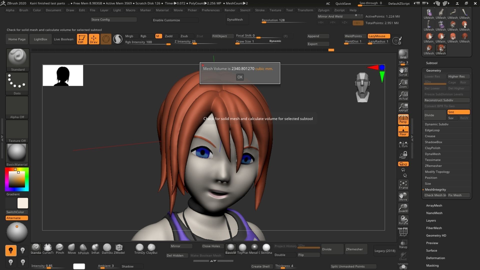 Kairi 3D Ready Print Model 3D print model_60