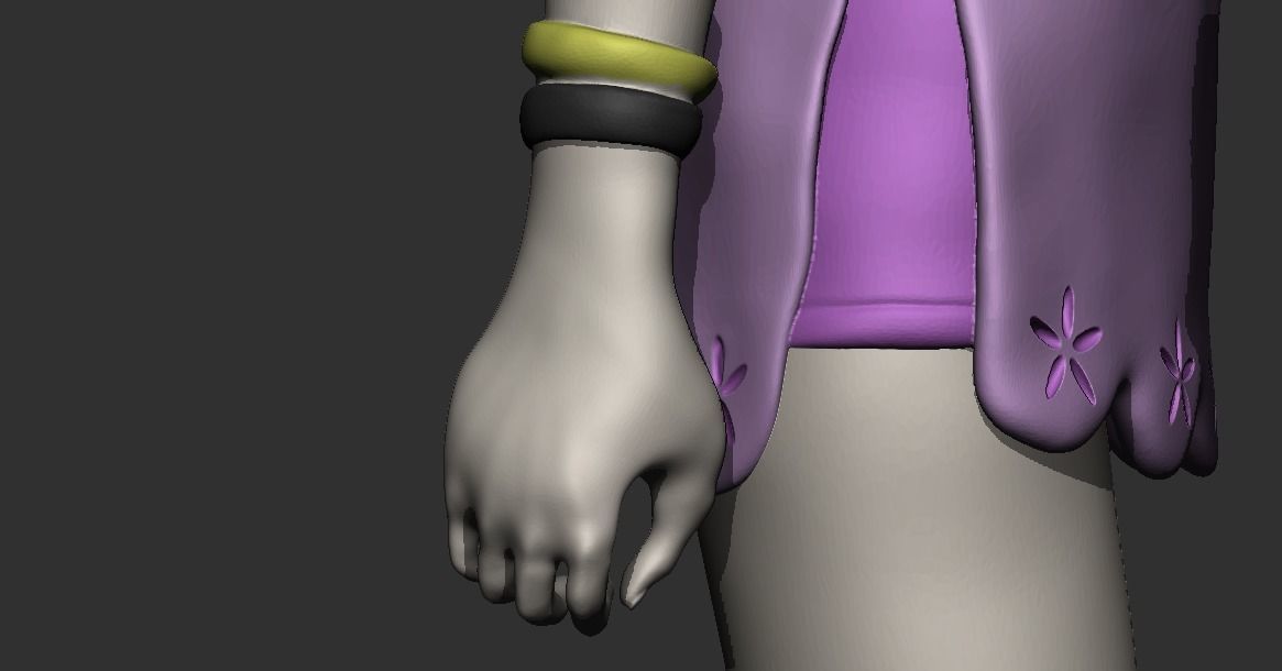 Kairi 3D Ready Print Model 3D print model_10