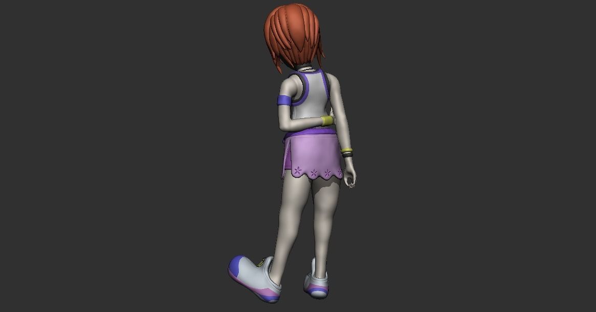 Kairi 3D Ready Print Model 3D print model_4