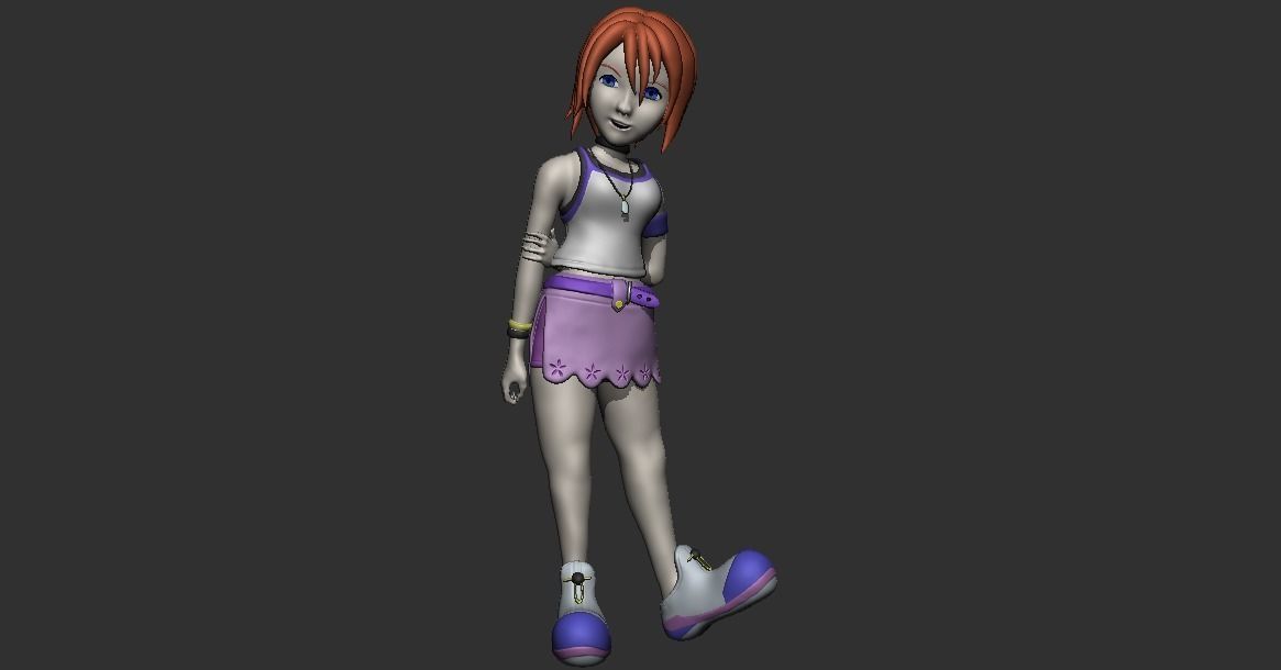 Kairi 3D Ready Print Model 3D print model_2