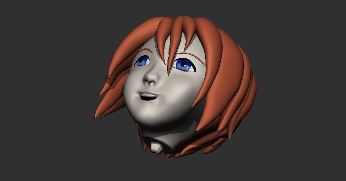 Kairi 3D Ready Print Model 3D print model_32