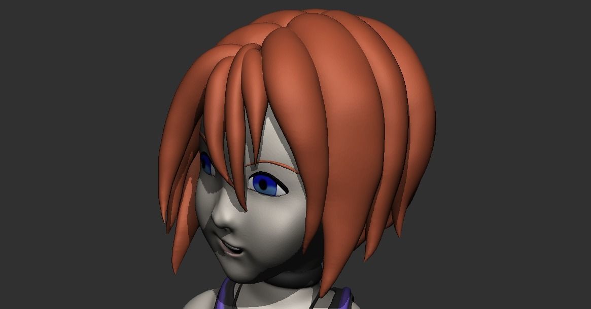 Kairi 3D Ready Print Model 3D print model_7