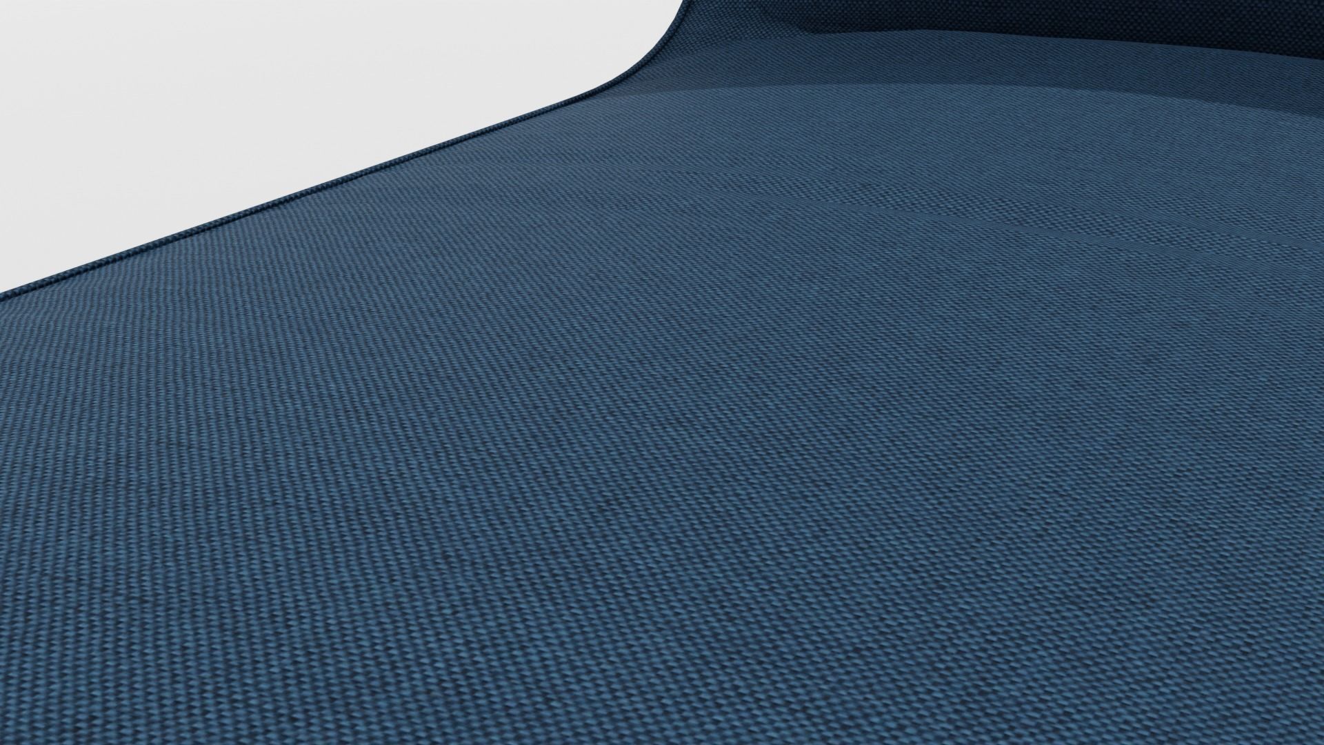 Blue AzureLuxe 3D Bean Bag Sofa Low-poly 3D model_1