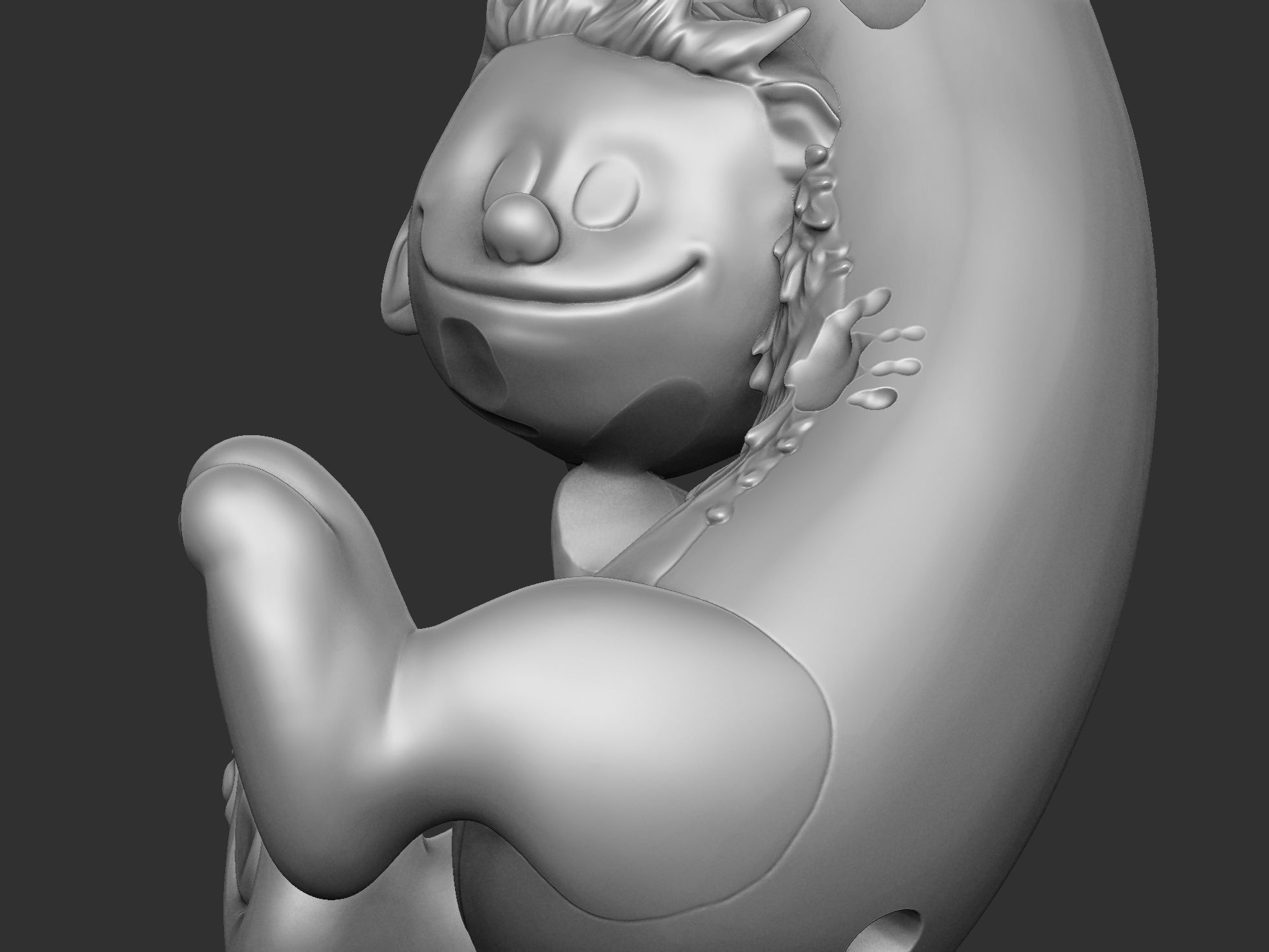 Calvin and Hobbes for 3d print stl Hug model 3D print model_9