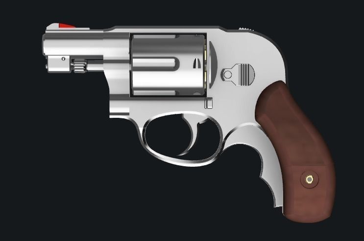 Resident Evil 2 Remake - SLS 60 handgun for cosplay 3D print model_4