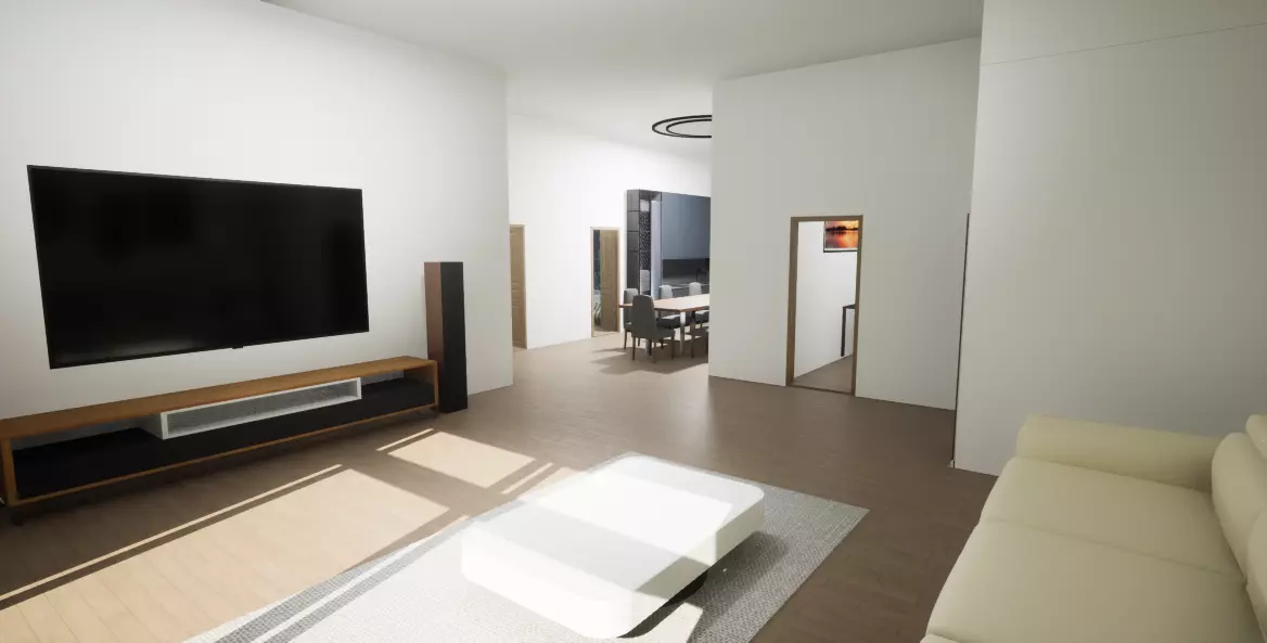 Modern Korea Style aparment interior  3D model_0