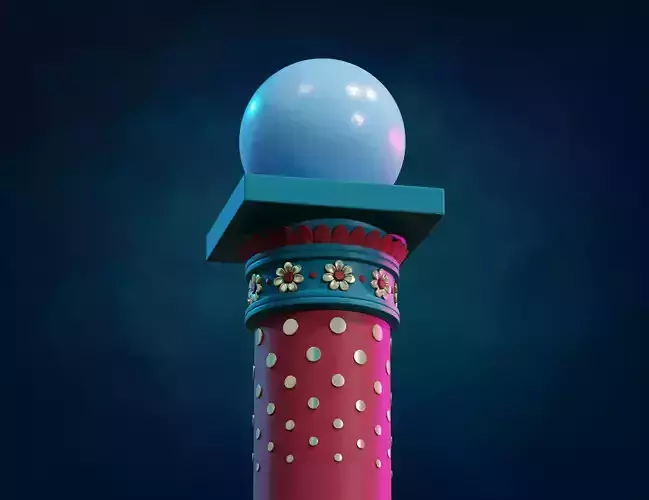 Pillar Column 3D print model
