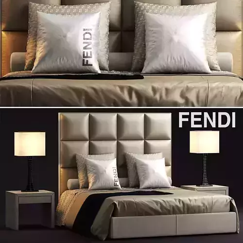 MODERN BED FENDI
