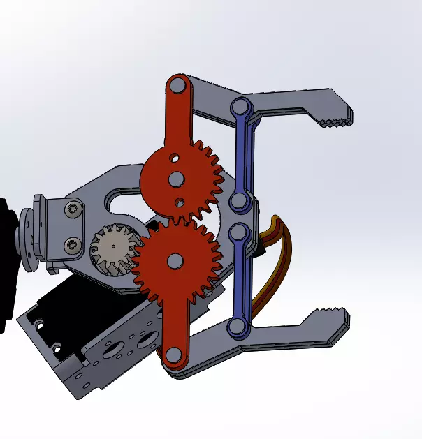 6 eksenli robot kol 3D model_0