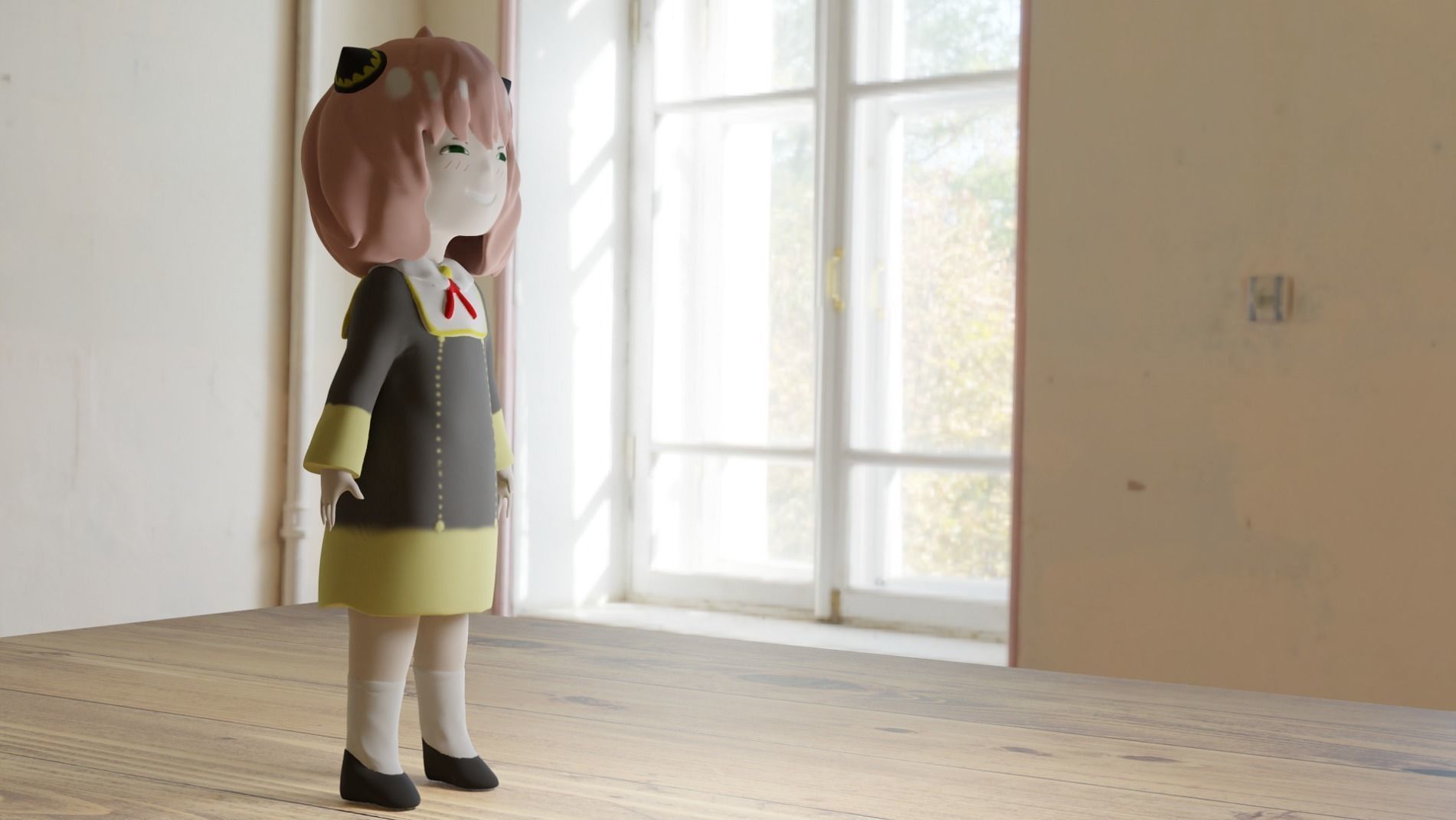 Anya 3D Ready Print Model 3D print model_32